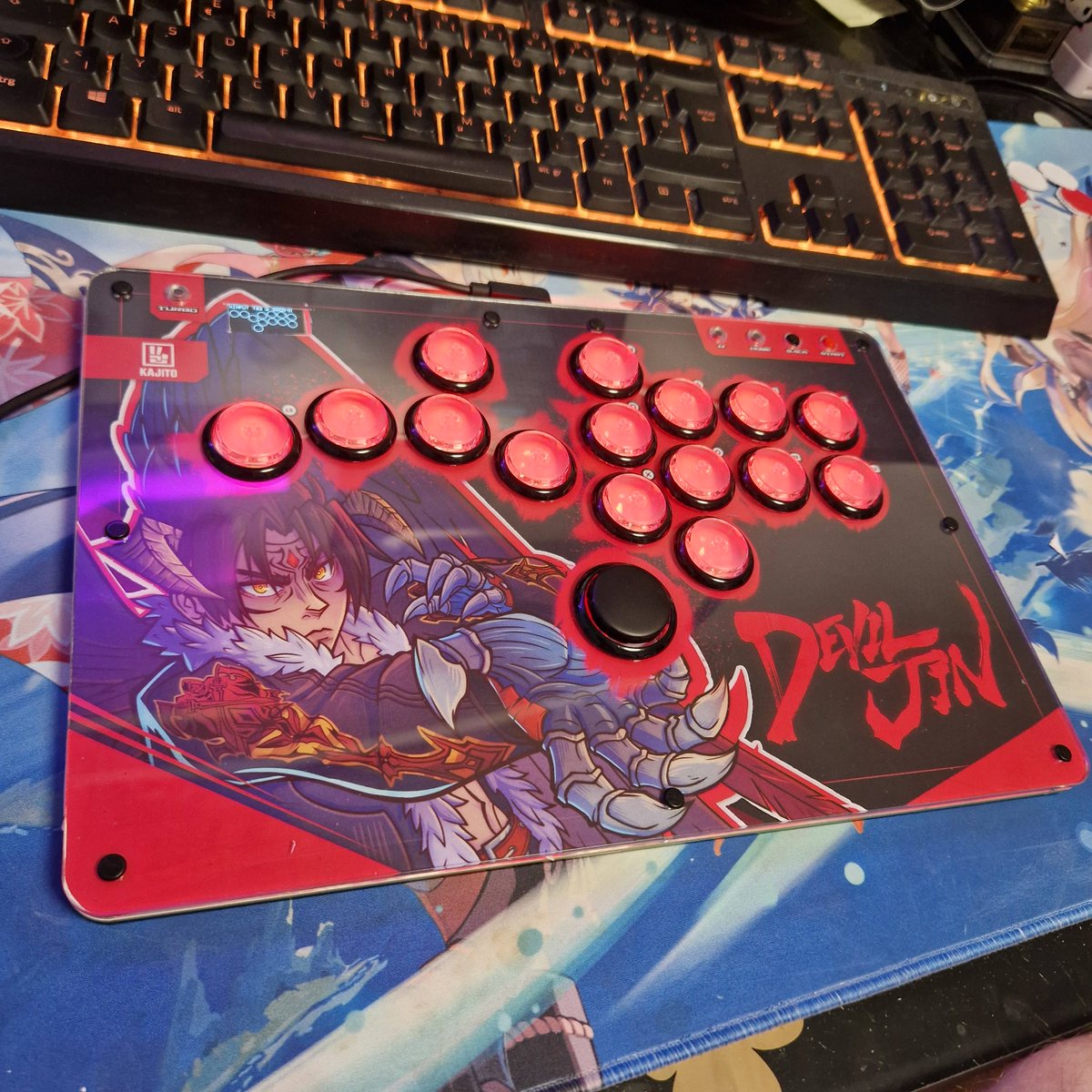 SO HYPED Finally finished making a skin for HauteR16, art made by yours truly 🔥 #TEKKEN8 #T8_DVJ  #deviljin #haute42 #Fanart