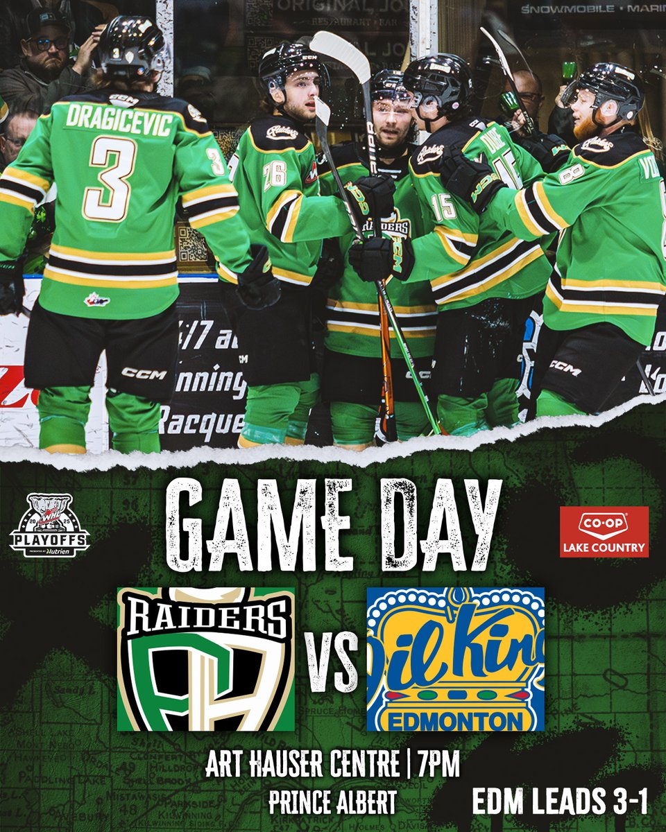 PARaidersHockey's tweet image. GAME DAY! We look to keep our season alive tonight back on home ice for Game Five against the Oil Kings! We need all the support we can get, and we can't wait to see you all #PackTheHauser for the boys tonight
#LetsGoRaiders #WHLPlayoffs #FeedingTheFuture

chl.ca/whl-raiders/ar…