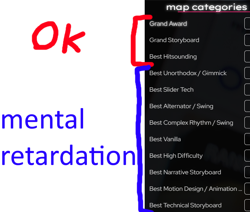 yo, let's have categories for buzzwords, with variable/vague definitions 🤡