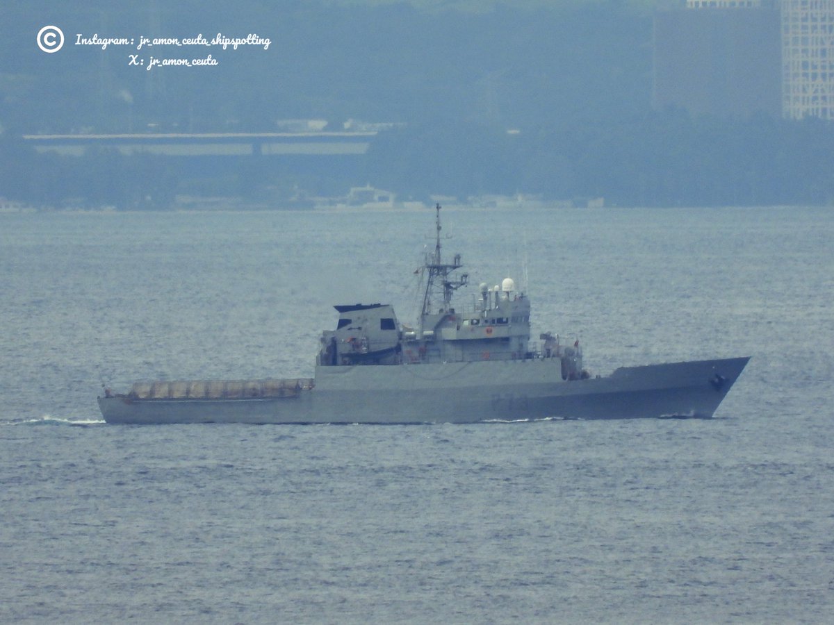 jr_amon_ceuta's tweet photo. Spanish Navy Patino-class replenishment oiler ESPS Patino (A14) and Spanish Navy Serviola-class patrol boat ESPS Vigia (P73) eastbound in the Strait of Gibraltar - April 3, 2025
@Armada_esp #espspatino #a14 #espsvigia #p73 https://t.co/bgou8WXdPM