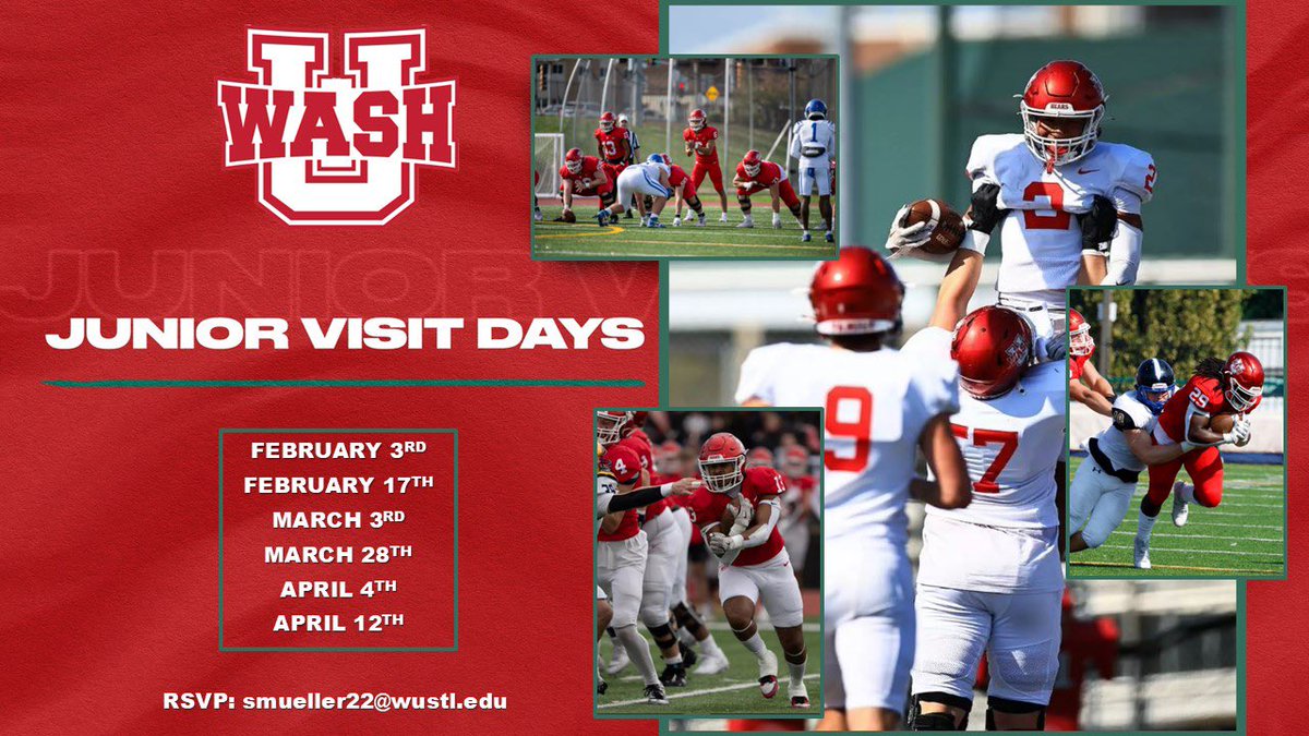Hudson Vandermeer (@hcvandermeer) on Twitter photo Excited to be on campus tomorrow, April 4th, at <a href="/washufootball/">WashU Football</a> for their Junior Day. Thanks for the invite <a href="/MuellerFBCoach/">Scott Mueller</a>! Excited to be on campus tomorrow, April 4th, at <a href="/washufootball/">WashU Football</a> for their Junior Day. Thanks for the invite <a href="/MuellerFBCoach/">Scott Mueller</a>!