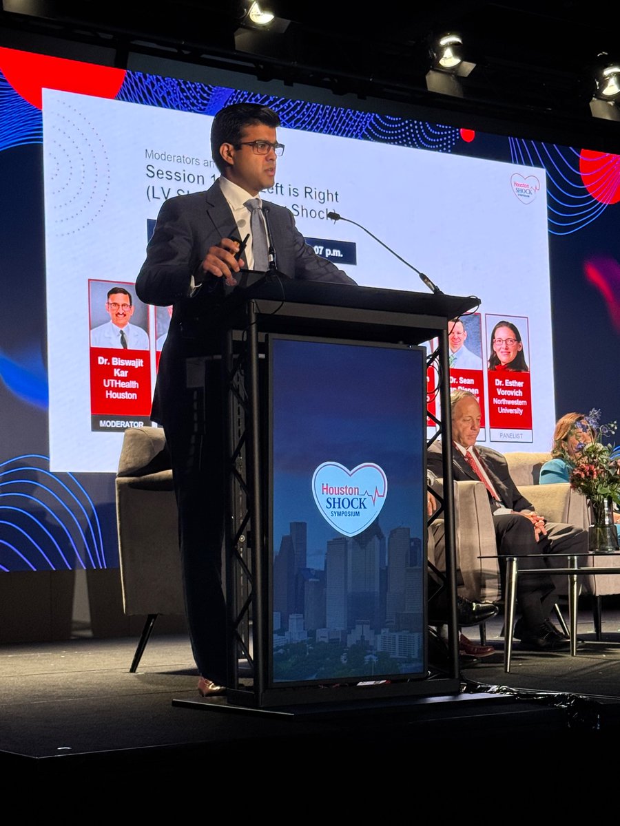 Kashish Goel (@kashishgoelmd) on Twitter photo So great to be a part of <a href="/HoustonShockHSS/">Houston Shock Symposium</a> 2025 and discussing role of TAVR in obstructive shock and may be even EARLY TAVR prior to development of shock
<a href="/Dhoble7/">Abhijeet Dhoble</a> <a href="/vumcvalve/">Vanderbilt Structural Heart & Valve Center</a> <a href="/RanLeeMD/">Ran Lee, MD, FACC</a> <a href="/aniket_rali/">Aniket Rali, MD, FACC, FCCP</a> <a href="/RickyHansra/">Ricky Hansra, MD đź«€</a> So great to be a part of <a href="/HoustonShockHSS/">Houston Shock Symposium</a> 2025 and discussing role of TAVR in obstructive shock and may be even EARLY TAVR prior to development of shock
<a href="/Dhoble7/">Abhijeet Dhoble</a> <a href="/vumcvalve/">Vanderbilt Structural Heart & Valve Center</a> <a href="/RanLeeMD/">Ran Lee, MD, FACC</a> <a href="/aniket_rali/">Aniket Rali, MD, FACC, FCCP</a> <a href="/RickyHansra/">Ricky Hansra, MD đź«€</a>