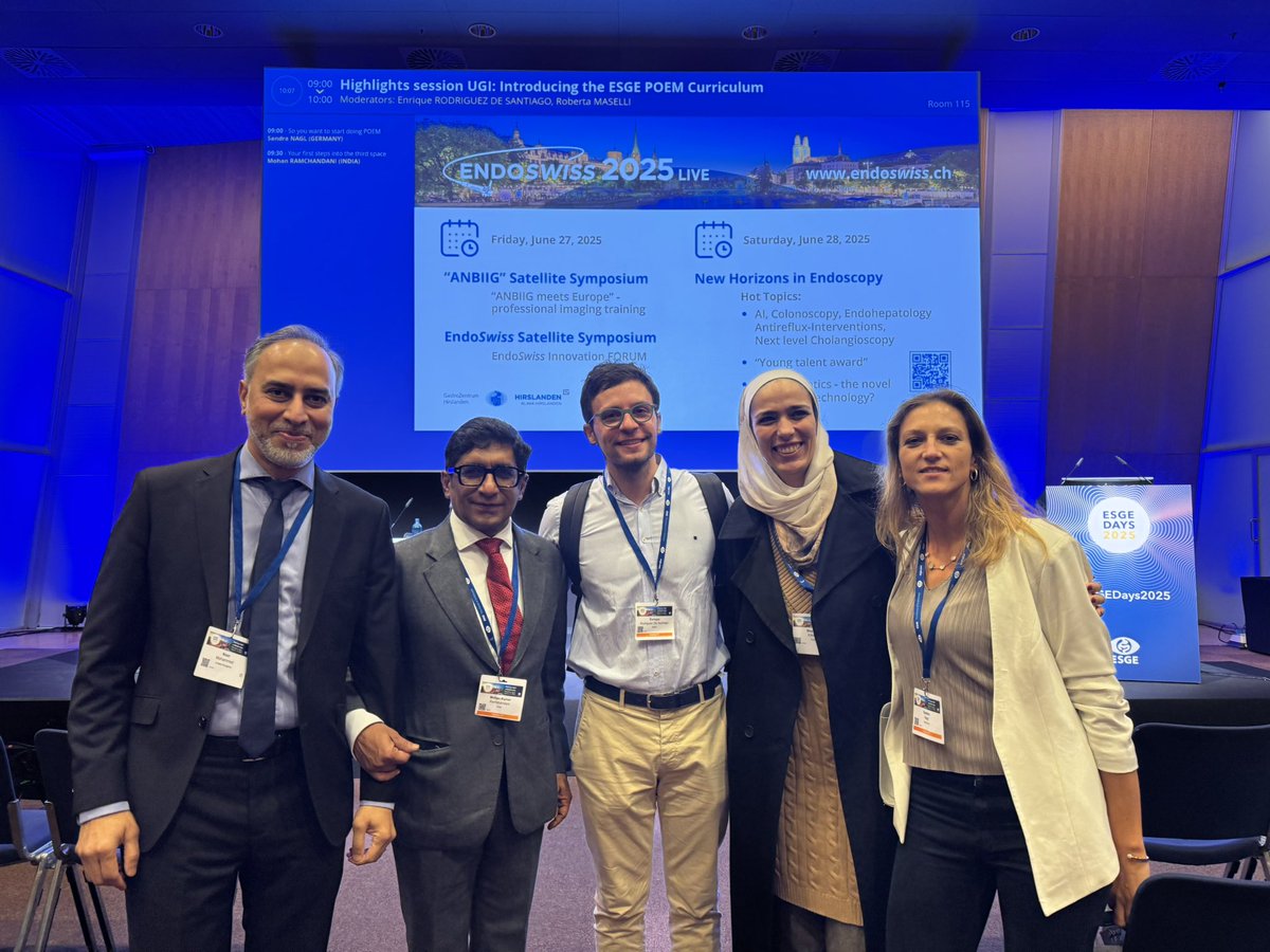 #ESGEDays2025 is one of the best endoscopy symposiums-a must-attend event for all endoscopy enthusiasts. 💪

Amazing start with high quality lectures, thought provoking discussions and a forum for connecting with friends and colleagues….