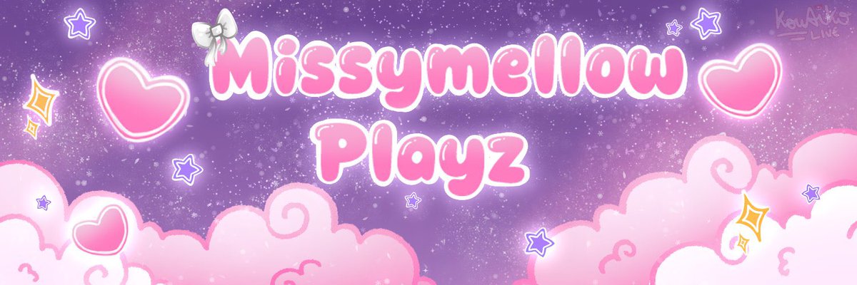 Missmellowplayz's tweet photo. Tysm @kouaikolive for the new banner 💖 so cute! https://t.co/E0wAjuaNzr