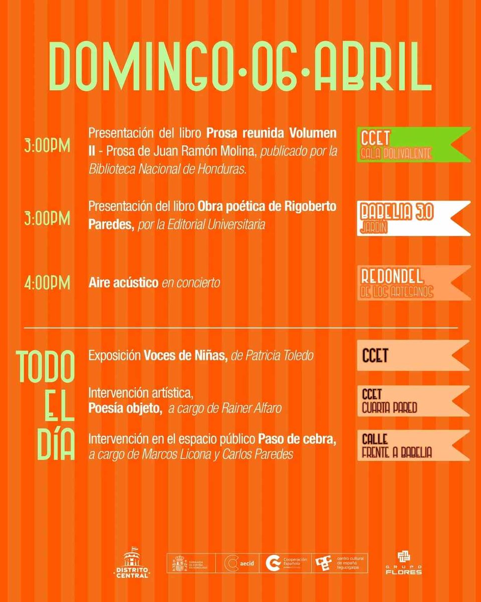 La Feria del Libro 2025 <a href="/CCETegucigalpa/">Centro Cultural de España en Tegucigalpa (CCET)</a> ya está pronto a inaugurarse. RESERVA LA FECHA te invitamos a seguir la #programaciónFL2025 #ccetferiadell1ibro