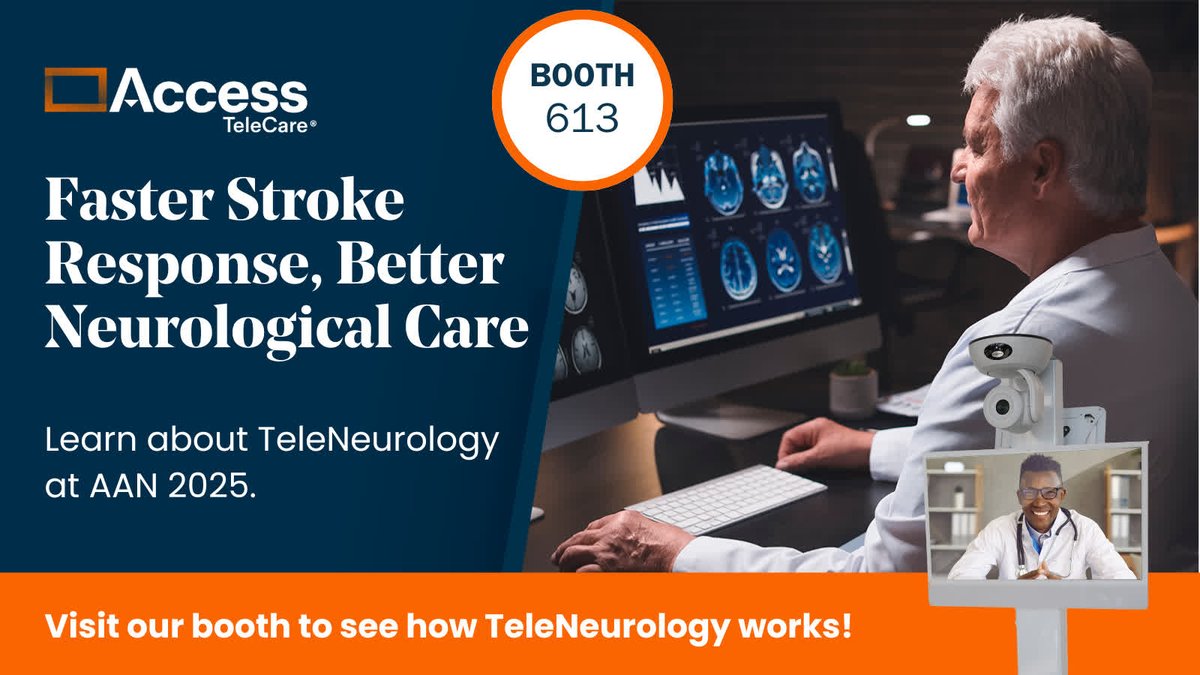 Time is critical in neurological emergencies. TeleNeurology ensures patients receive expert stroke and seizure care when every second counts. 
Join us at AAN 2025 to learn how telemedicine is transforming neurology care. 

📍 Booth 613 | San Diego, ... accesstelecare.com/blog/advancing…