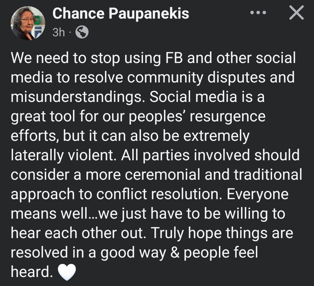 DecolonizeMyse1's tweet image. That's what I've been saying! #NativeTwitter #Femmes #2Spirit #SocialMedia #DecolonizeCommunication