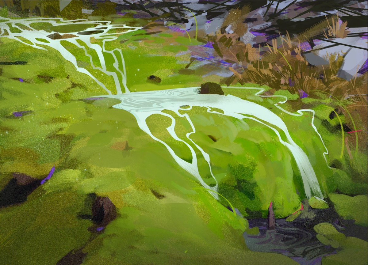 Pleinairpril is going in ...interesting directions this year. 
#pleinairapril #warriorpainters