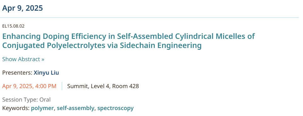 Going to 2025 MRS spring meeting &amp; exhibit in Seattle? Come check out our talks! <a href="/Materials_MRS/">Materials Research Society (MRS)</a> #S25MRS