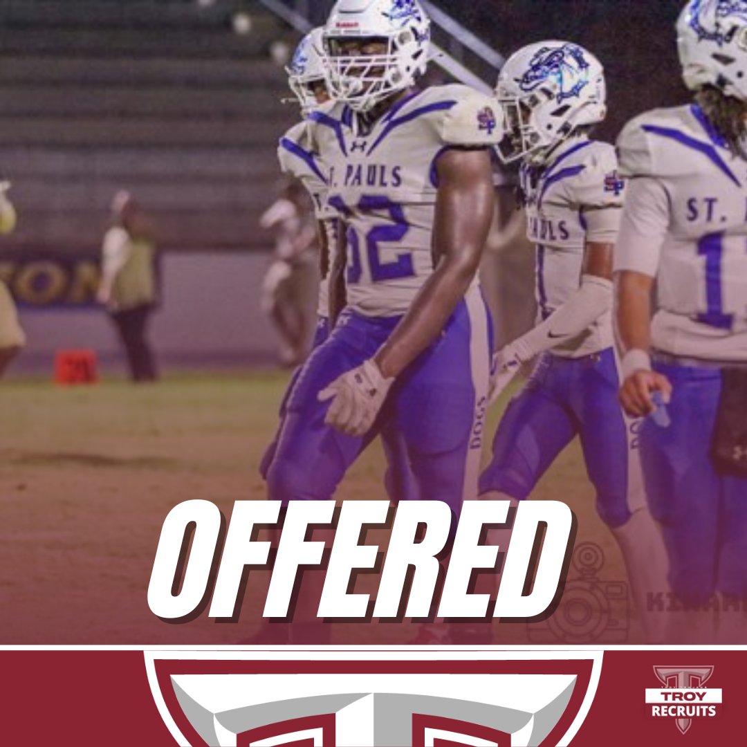TroyReport (@troy_report) on Twitter photo BREAKING: C/O 2027 Troy Trojans <a href="/TroyTrojansFB/">Troy Trojans Football 8x⚔️</a>
has offered 6'3 280lbs DL Antwan McKoy <a href="/mckoy_antwan62/">Antwan McKoy (7’0 wingspan)</a> from St. Pauls High School, NC. McKoy has 60 Tackles, 19 TFL, 10 sacks, 23 QB hurries, 1 INT. He has offer from ECU.
#TroyReport #TroyTrojans BREAKING: C/O 2027 Troy Trojans <a href="/TroyTrojansFB/">Troy Trojans Football 8x⚔️</a>
has offered 6'3 280lbs DL Antwan McKoy <a href="/mckoy_antwan62/">Antwan McKoy (7’0 wingspan)</a> from St. Pauls High School, NC. McKoy has 60 Tackles, 19 TFL, 10 sacks, 23 QB hurries, 1 INT. He has offer from ECU.
#TroyReport #TroyTrojans