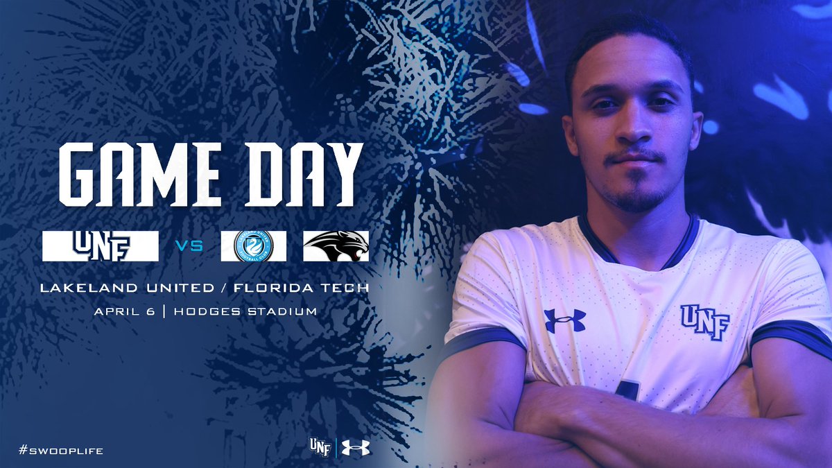 IT'S GAME DAY❕

🆚 Lakeland United &amp; Florida Tech
📍 Hodges Stadium
⌚️ 12 &amp; 1:15 p.m.
📝 No live stream, free admission