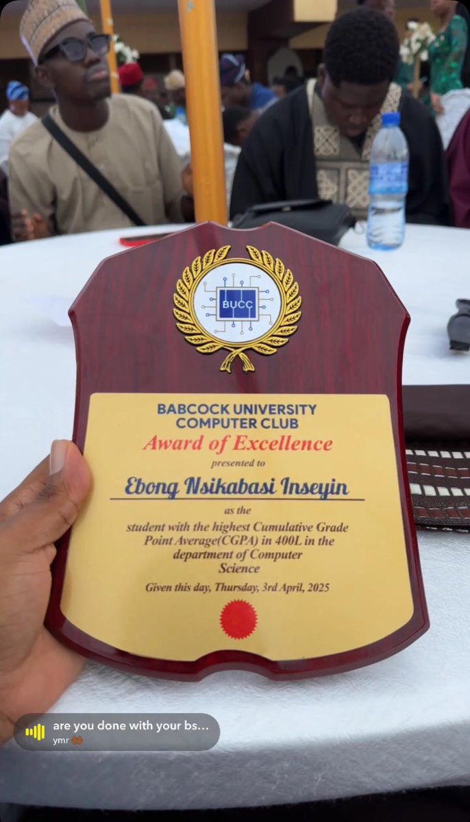 Nsitheenigma_'s tweet image. highlights from my final @bucc__official dinner!
All glory to God!🙏🏽
