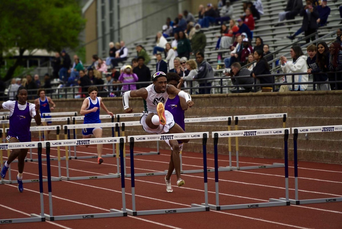 District Champion Boys 110 Meter Hurdles!!