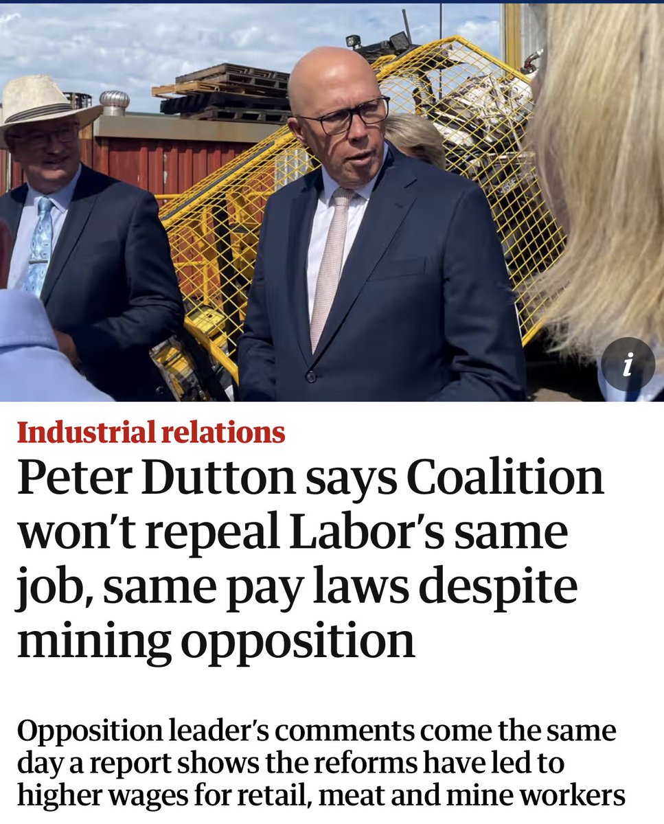 Ed Cavanough (@edwardcavanough) on Twitter photo Same Job Same Pay - now bipartisan policy?
Our <a href="/McKellInstitute/">McKell Institute</a> report yesterday highlighted how SJSP is delivering.
Good to see itās findings accepted by the Opposition Same Job Same Pay - now bipartisan policy?
Our <a href="/McKellInstitute/">McKell Institute</a> report yesterday highlighted how SJSP is delivering.
Good to see itās findings accepted by the Opposition