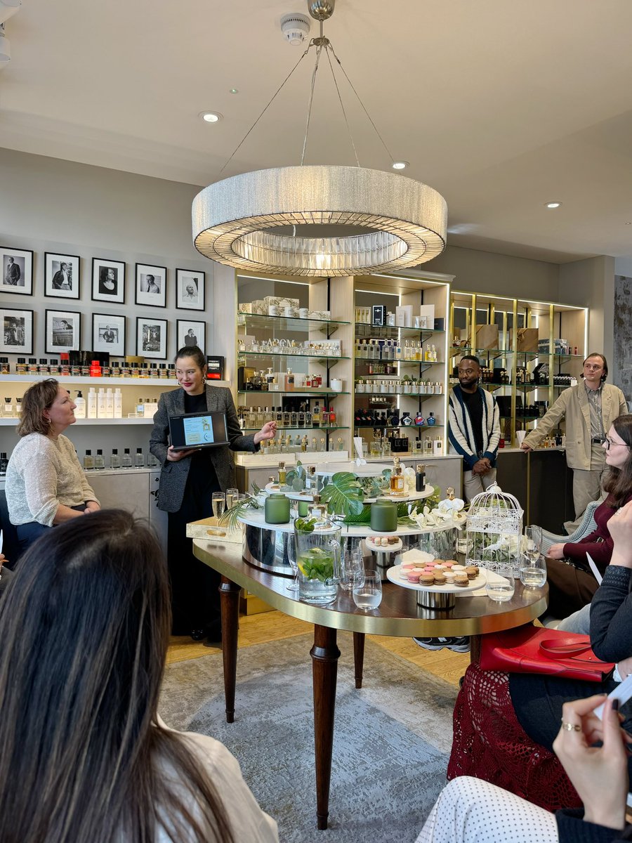 Masterclass at <a href="/lessenteurs/">Les Senteurs</a> in London today. Presenting Tonka Latte ❤️