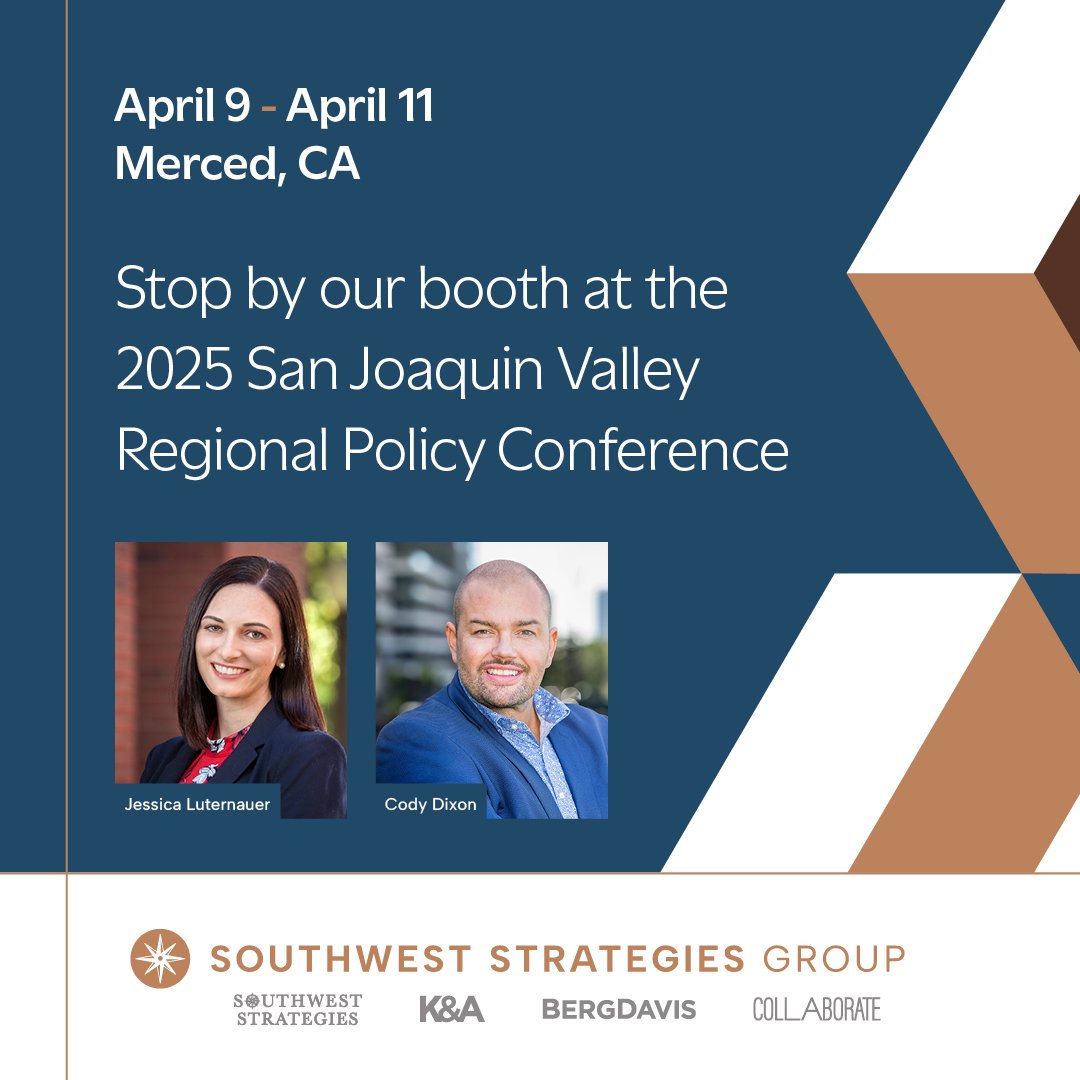 Our team is thrilled to attend the <a href="/MCAG_Merced/">MCAG | Merced County Association of Governments</a>  San Joaquin Valley Regional Policy Conference this week!

Stop by our booth to meet our team and learn more about the exciting projects we’re supporting throughout the Central Valley.

We look forward to seeing you there!