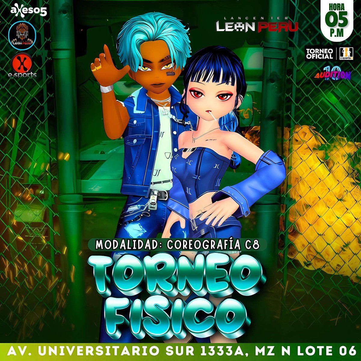 LeonPeruStore's tweet image. ⚡️✦ -ˋˏ 𝐓𝐎𝐑𝐍𝐄𝐎 𝐋𝐀𝐍 𝐂𝐄𝐍𝐓𝐄𝐑 𝐋𝐄𝐎𝐍 𝐏𝐄𝐑𝐔ˎˊ- ✦⚡️
Quedán todos totalmente invitados al torneo presencial del organizador Franch.
-------------------------------------------------------
✨┊𝐈𝐍𝐅𝐎𝐑𝐌𝐀𝐂𝐈𝐎́𝐍 𝐃𝐄𝐋 𝐓𝐎𝐑𝐍𝐄𝐎: acortar.link/IqM5K9