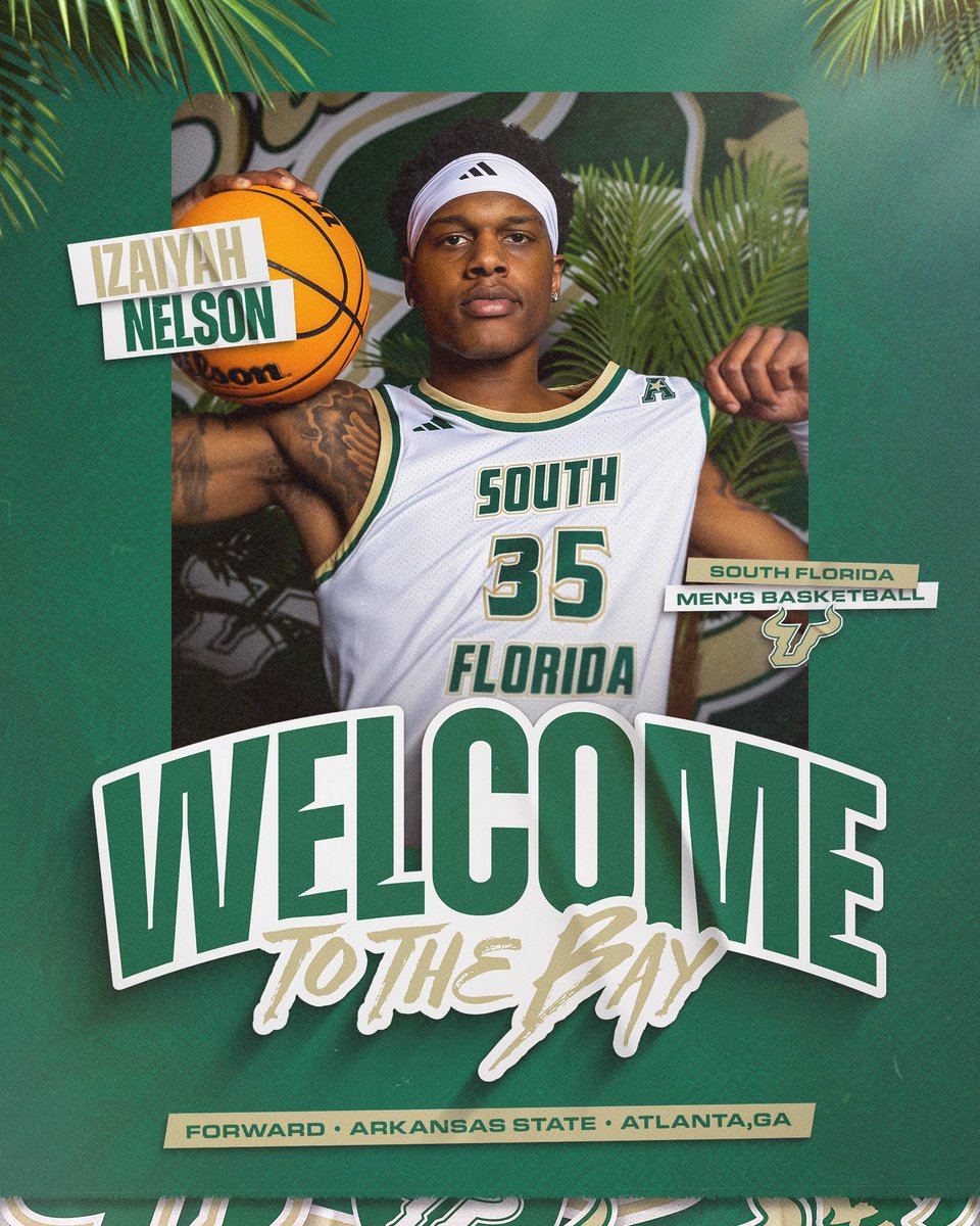 USF Men's Basketball (@usfmbb) on Twitter photo ✍️ Welcome to The Bay <a href="/IzaiyahN/">Izaiyah Nelson</a>!
#HornsUp 🤘 ✍️ Welcome to The Bay <a href="/IzaiyahN/">Izaiyah Nelson</a>!
#HornsUp 🤘