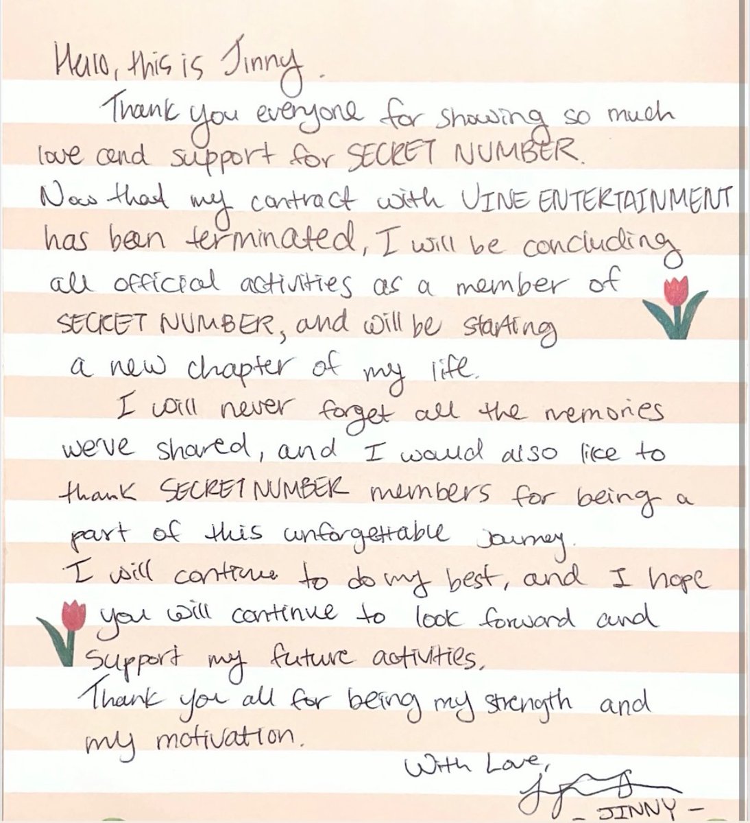 JINNY IS FREEEEEEE 😭🩷