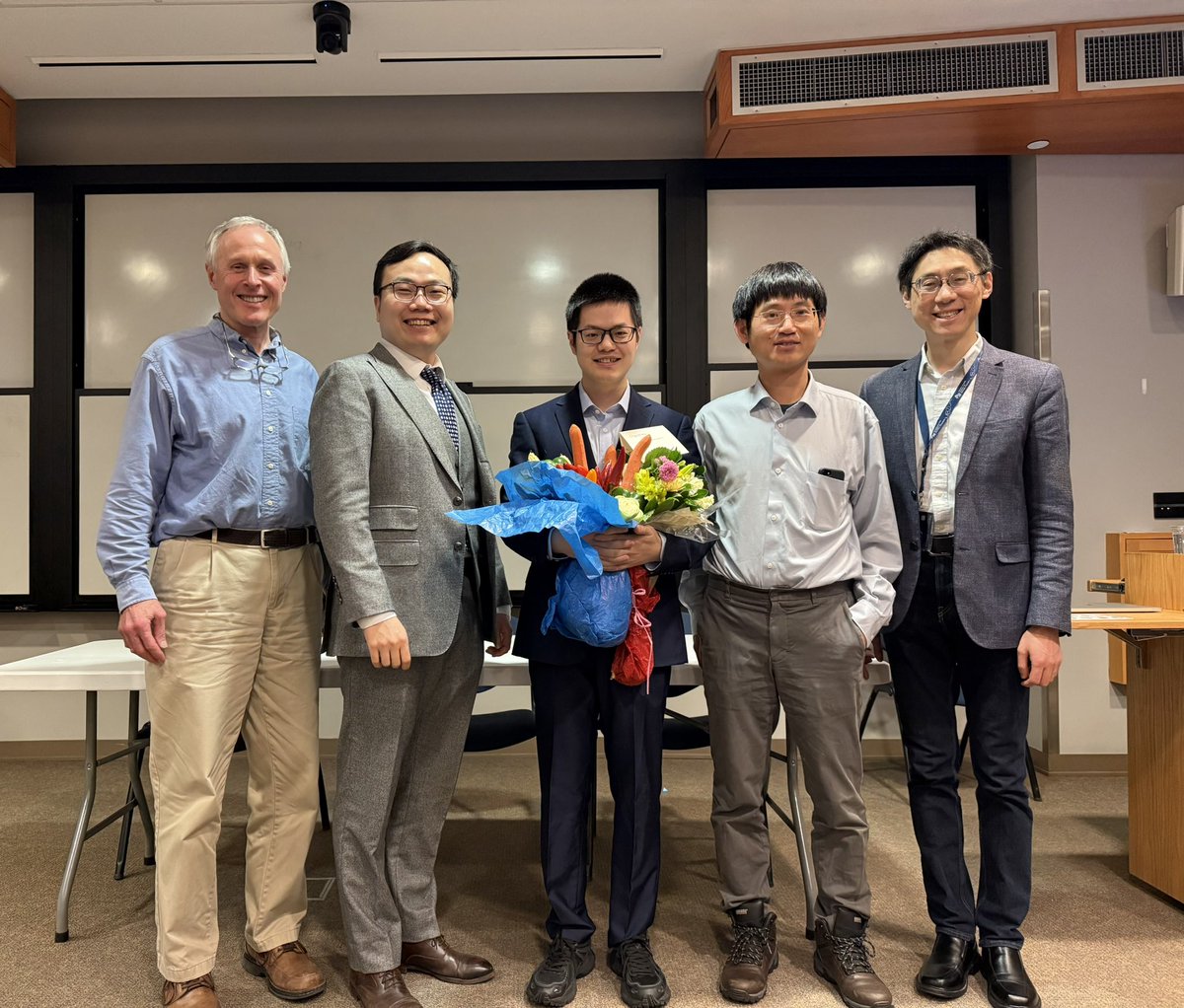 Today we celebrate the third PhD defense from the lab this year. Congratulations to our super star graduate student Yubao Cheng for receiving his well deserved Yale PhD!