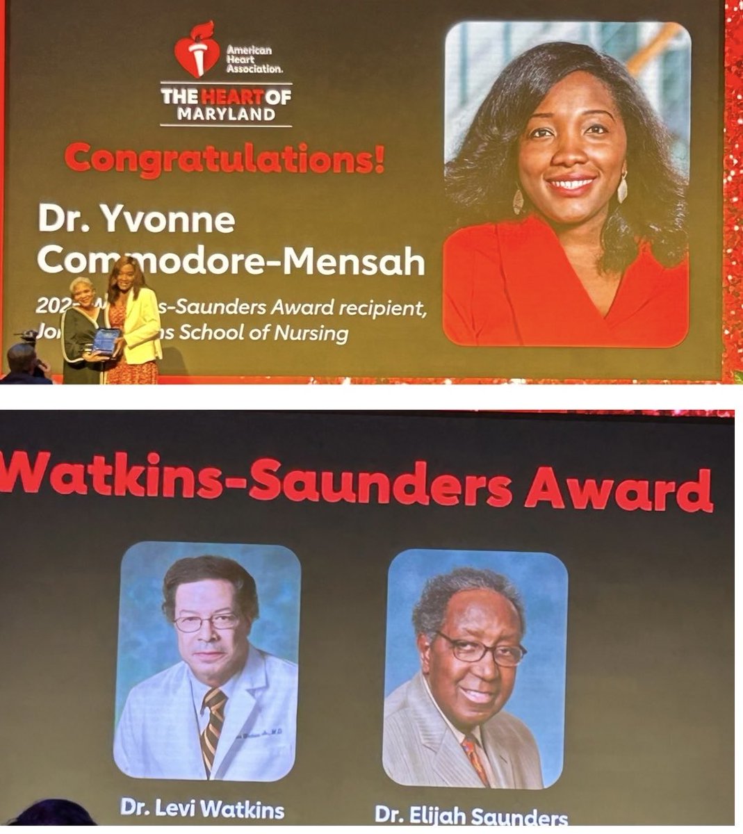 Roger Blumenthal (@rblument1) on Twitter photo Congratulations to my friend & colleague Dr. <a href="/ycommodore/">Yvonne Commodore-Mensah, PhD, MHS, RN</a> over selection as the Watkins-Saunders Award recipient! <a href="/CiccaroneCenter/">Johns Hopkins Ciccarone Center</a> <a href="/JohnsHopkinsSPH/">Johns Hopkins Bloomberg School of Public Health</a> <a href="/JHUNursing/">Hopkins Nursing</a> Congratulations to my friend & colleague Dr. <a href="/ycommodore/">Yvonne Commodore-Mensah, PhD, MHS, RN</a> over selection as the Watkins-Saunders Award recipient! <a href="/CiccaroneCenter/">Johns Hopkins Ciccarone Center</a> <a href="/JohnsHopkinsSPH/">Johns Hopkins Bloomberg School of Public Health</a> <a href="/JHUNursing/">Hopkins Nursing</a>