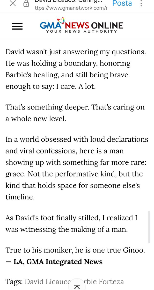 wait lang🥹 i remember one interview 2 years ago between David and Sir Nelson, they talked about David's career and life in general and at the end of the interview Sir Nelson said to David "ang dami kong natutunan sayo, thank you for being a friend"
and now, after seeing and
+