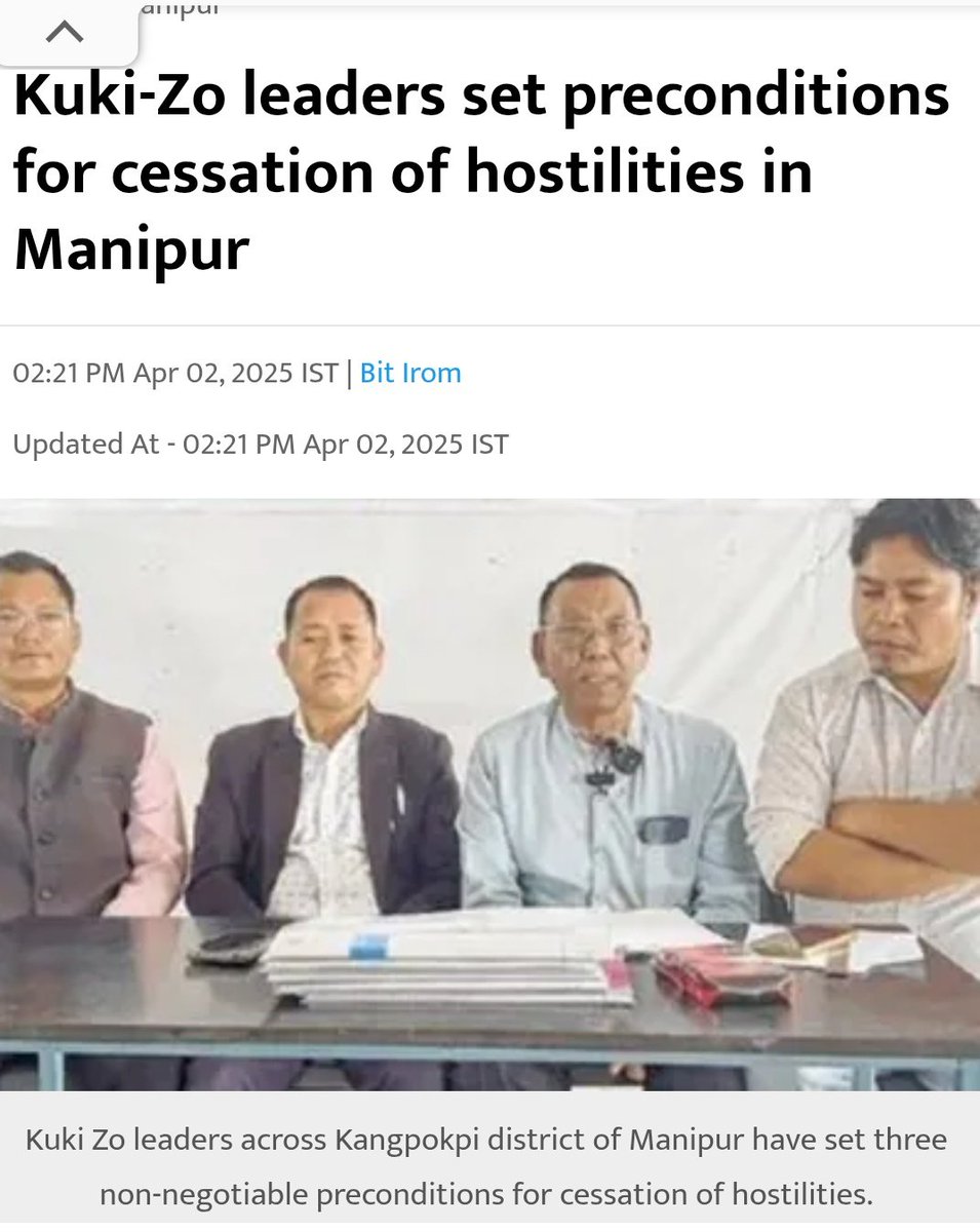 yaiphaba07's tweet image. The Unabated Appeasement
The response from @HMOIndia & @RajBhavManipur in dealing with #KukiTerrorists & their #CSOs is far from satisfactory. The #Kukis has been given a free rides & their illegal activities couldn't be controlled so far.
#SaveManipur from #Kukis illegal acts.