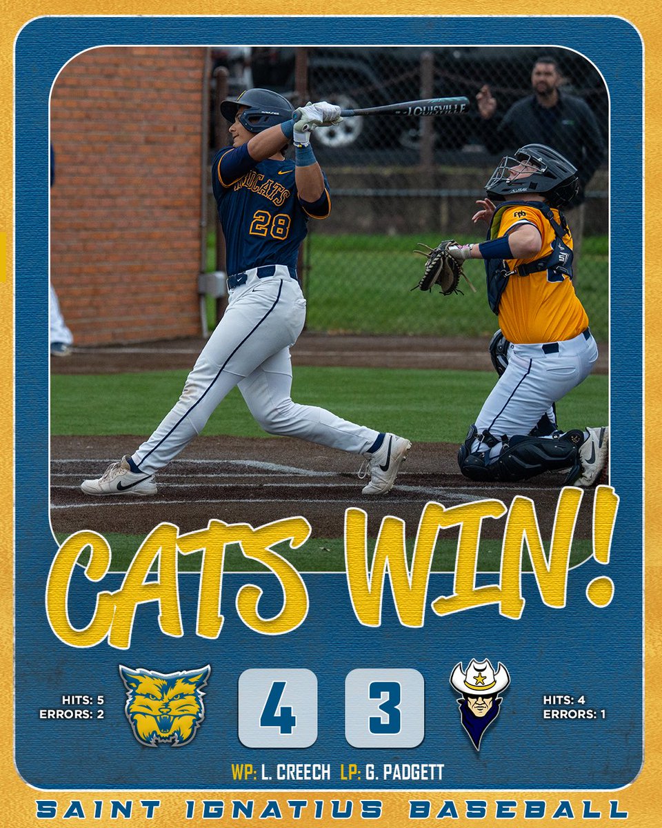 BB: A Wildcat Rally in the 7th! The Wildcats defeat North Ridgeville 4-3 in walk off fashion! 
#GoCats