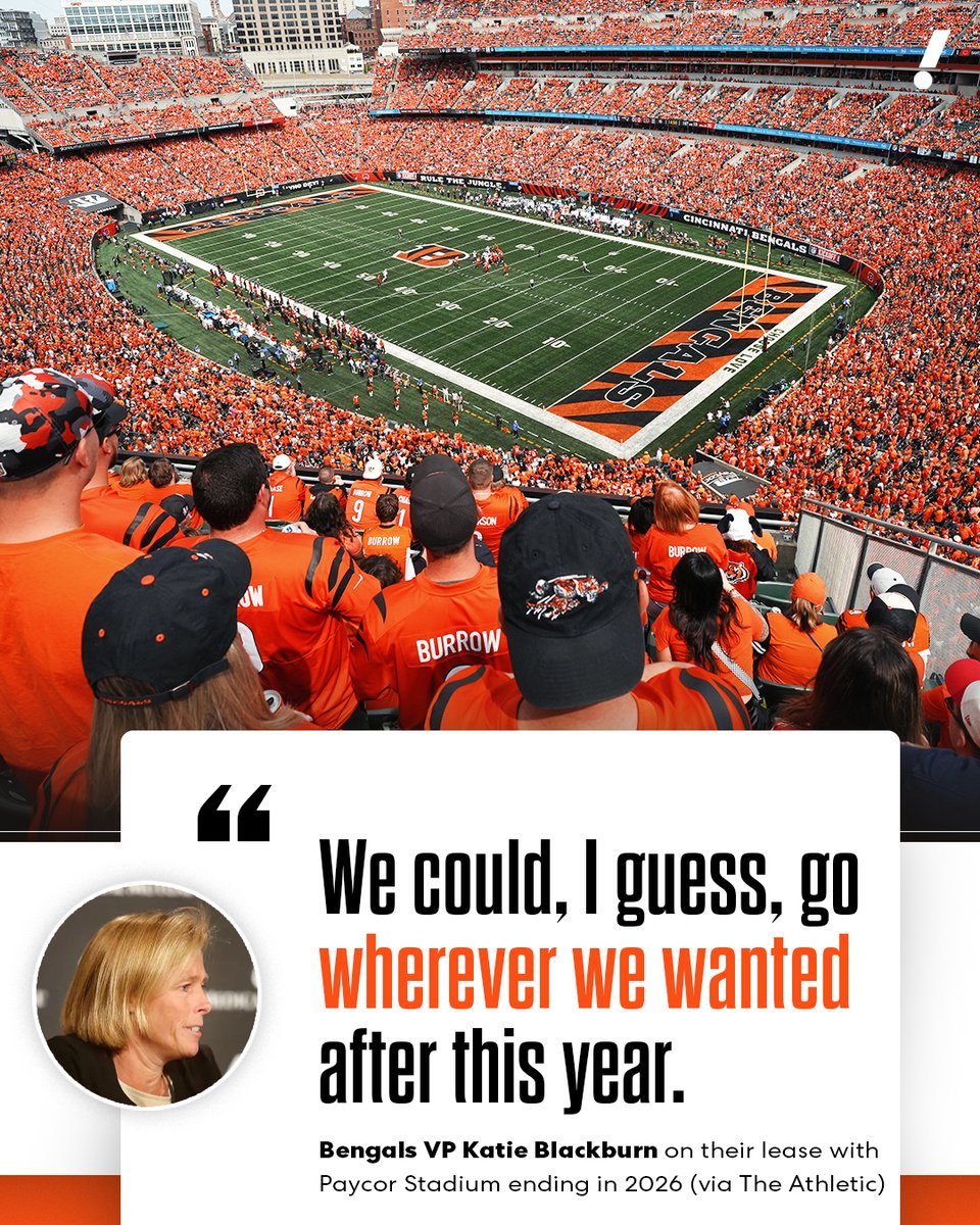 Bengals VP Katie Blackburn had choice words at the NFL owners  meetings this week regarding the franchise's future in Cincinnati 😳 

Cincy still has a chance to come to a long-term agreement by June 30 or sign a two-year extension. If not, they would be free to leave to any
