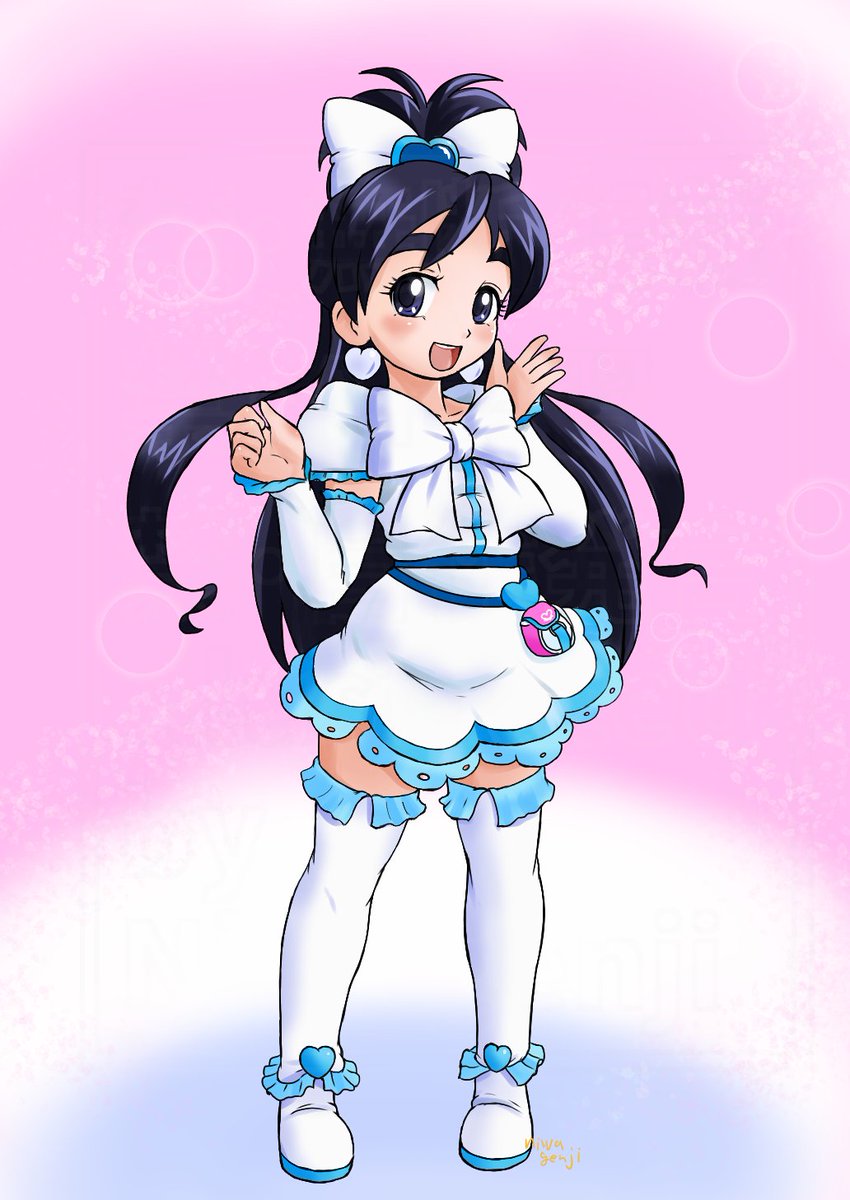 キュアホワイト ,雪城ほのか 「#毎日絵一枚上げるキュアホワイト生誕祭 」|にわげんじのイラスト