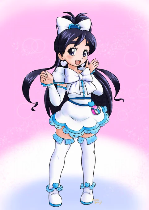 #毎日絵一枚上げるキュアホワイト生誕祭 