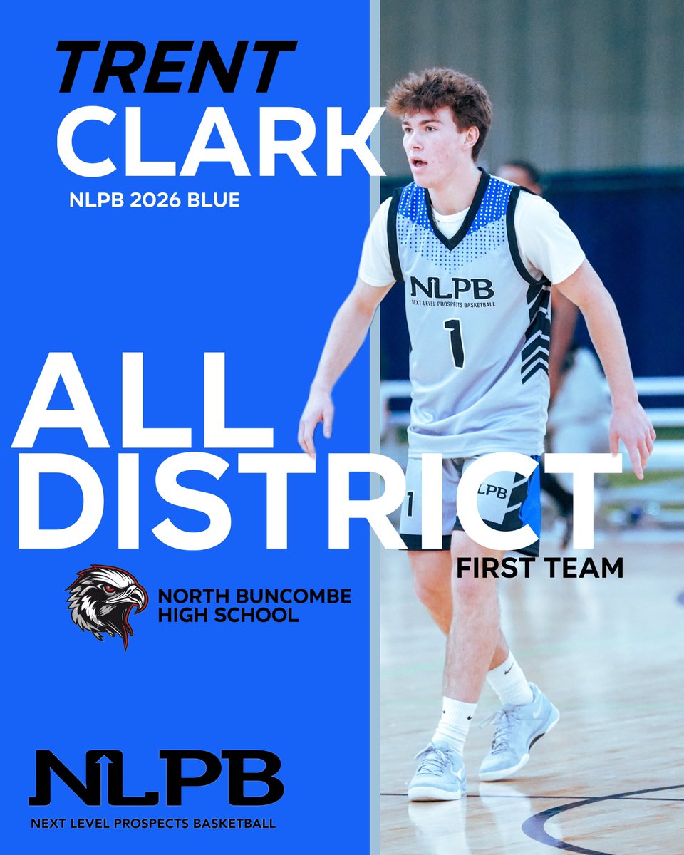 📈Top Priority for College Coaches 

2026 guard Trent Clark continues to prove why he’s one of the most complete prospects in the class. First Team All-District honors after a standout season at North Buncombe High School. Elite IQ, knockdown shooter, and relentless on both ends.