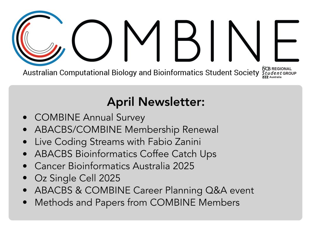 combine_au's tweet image. COMBINE April 2025 Newsletter - mailchi.mp/66f3a1dfc919/n…