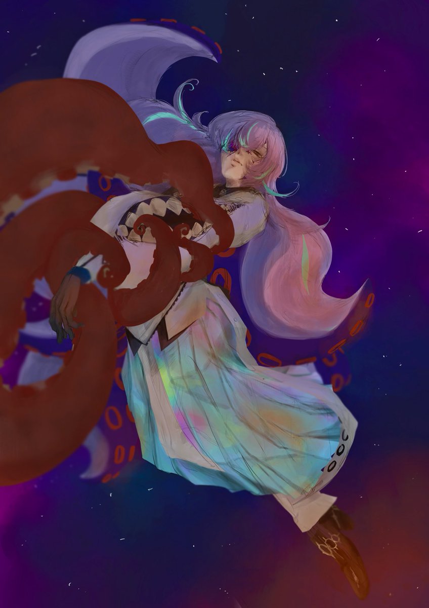 do_c333's tweet photo. 3Dショー楽しみ🐙 
#ショウゾウ画 #星導3Dショー https://t.co/NGSkp6H7NV