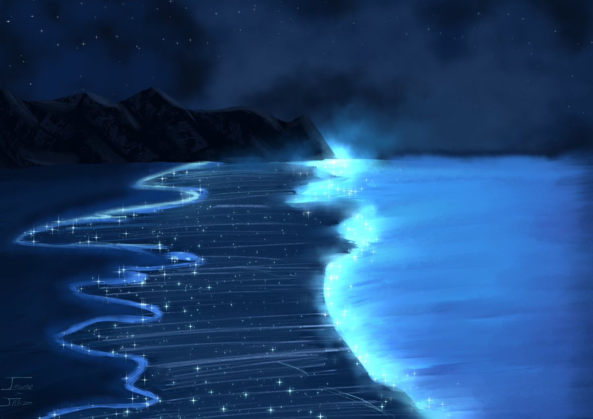 calytrixstudios's tweet photo. Sparkly ocean #art #artist #artmoots #digitalart #landscapes #bioluminenceocean #ocean https://t.co/mn0pTfhfvz