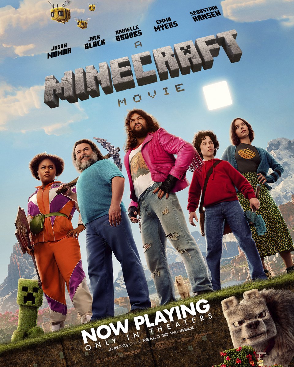 From block to blockbuster. Huge congrats to <a href="/Mojang/">Mojang</a>, <a href="/warnerbros/">Warner Bros.</a>, and <a href="/Legendary/">Legendary</a> on crafting something truly epic.