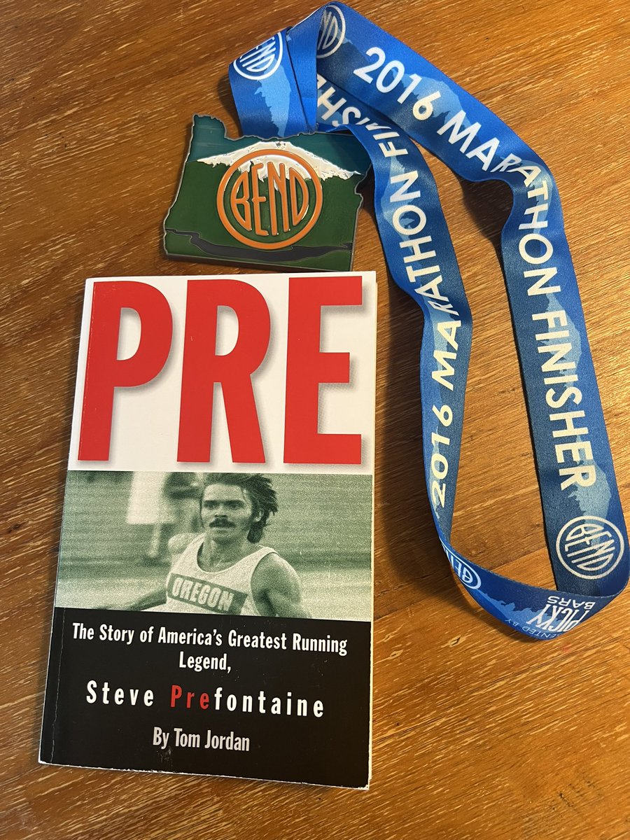 charlesdavis75's tweet photo. Can’t stop thinking about this Pre book. Feeling like the world missed out big time. Kicking myself that I didn’t visit Eugene (Hayward Field) or Coos Bay when I visited Oregon in 2016. Happy that I did a run in Oregon. Definitely on my travel bucket list now. #GoPre https://t.co/29oSfWi23p