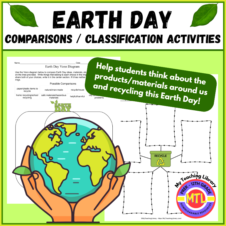 Starting to look for Earth Day materials? (Earth Day is April 22nd this year). This Earth Day resource includes two activities that require students to think about the products / materials around them and recycling. 🌳🌳🌳
myteachinglibrary.com/product/earth-…
🌳🌳🌳
#homeschooling #earthday