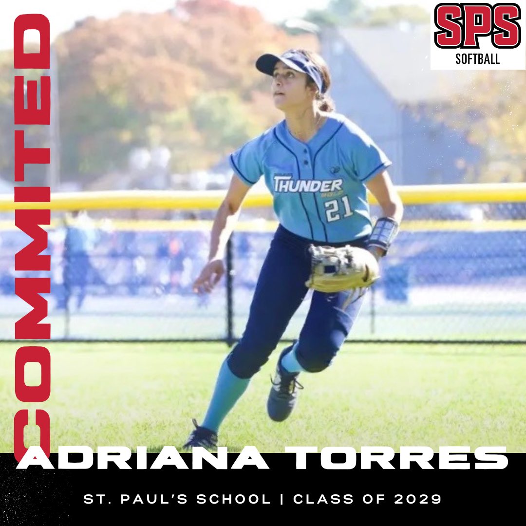 SPS Softball (@sps_softball) on Twitter photo 📣 Another BIG announcement‼️ Adriana Torres ‘29 will join the SPS Softball family next year! Adriana hails from Walpole, MA and is a utility player. A very warm SPS Softball welcome to Adriana! #gobigred <a href="/spsathletic/">St. Paul's School Athletics (NH)</a> <a href="/ATorres21_2028/">Adriana Torres 2029</a> 📣 Another BIG announcement‼️ Adriana Torres ‘29 will join the SPS Softball family next year! Adriana hails from Walpole, MA and is a utility player. A very warm SPS Softball welcome to Adriana! #gobigred <a href="/spsathletic/">St. Paul's School Athletics (NH)</a> <a href="/ATorres21_2028/">Adriana Torres 2029</a>