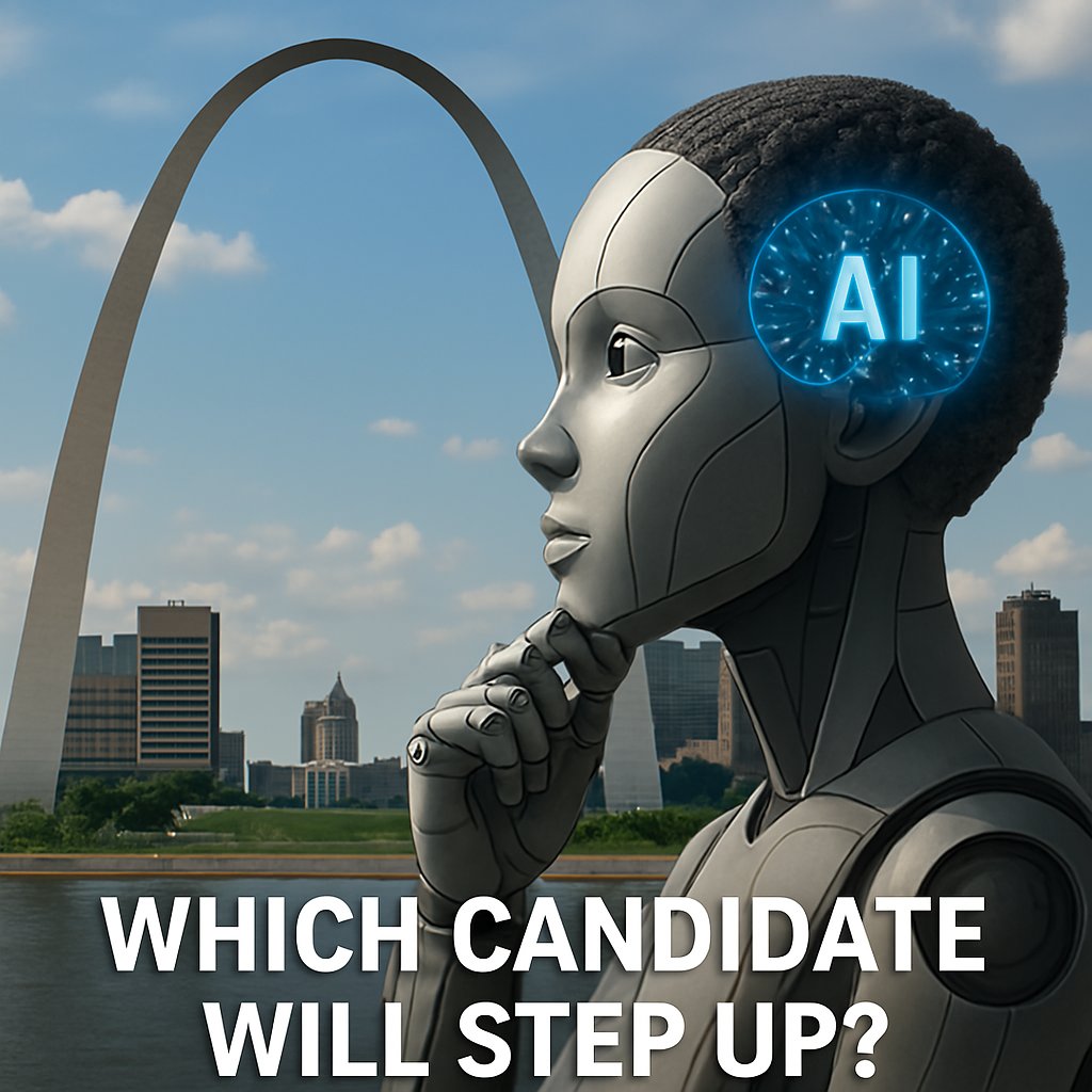 darren_buckner's tweet photo. St. Louis runs on 1990s tech, private sector embraces AI. Mayoral candidates must address gap. We proposes the SAINT framework for equitable, efficient modernization of city services. The future of St. Louis depends on bold technological leadership. #StLouisTech #mayorofstlouis https://t.co/7ewd2TcUx7