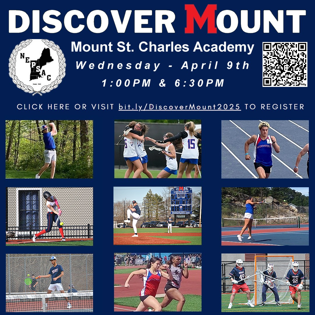 Discover Mount - come find out what makes us so special &amp; learn all about what we offer as a school! 
REGISTER NOW! bit.ly/DiscoverMount2… 
🏫Take a guided tour of our campus
🎤Meet our dedicated faculty, staff &amp; coaches
🙋‍♂️Hear from current students about their Mount experience