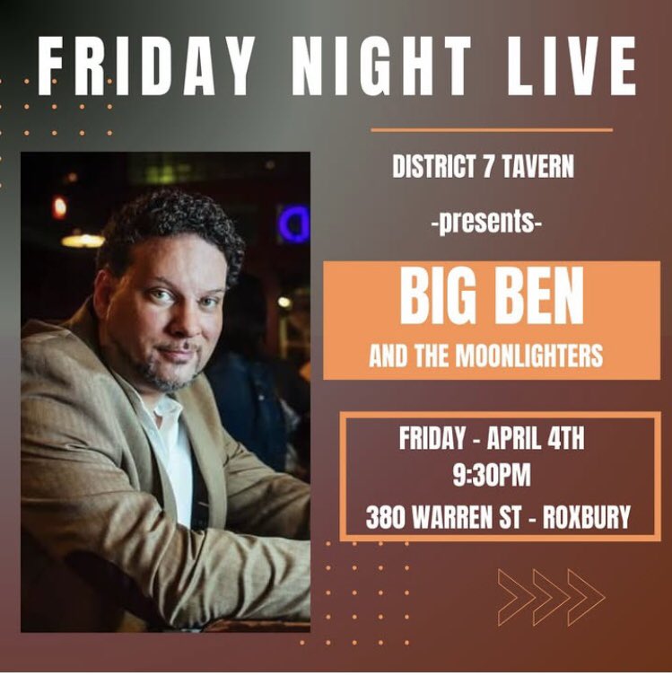 Anybody still here? Come check out my band this Friday April 4 at <a href="/district7tavern/">District 7 Tavern</a>
