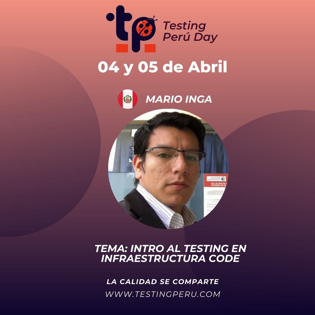 mario21ic's tweet photo. Mañana 4 de abril estaré participando como ponente en Testing Day Perú 2025! 🙌
Estaré compartiendo una charla presencial titulada:
"Intro al Testing en Infraestructura como Código".
#TestingDayPeru2025 #SoftwareTesting #DevOps #TestingCommunity #IaC #Aws https://t.co/lCaIXcvliU