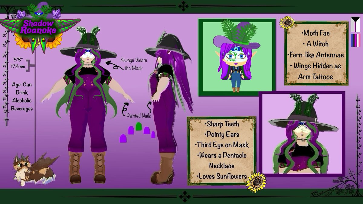 Shadow Roanoke🌻MothWitch Vtuber🔮👁️‍🗨️ tweet media