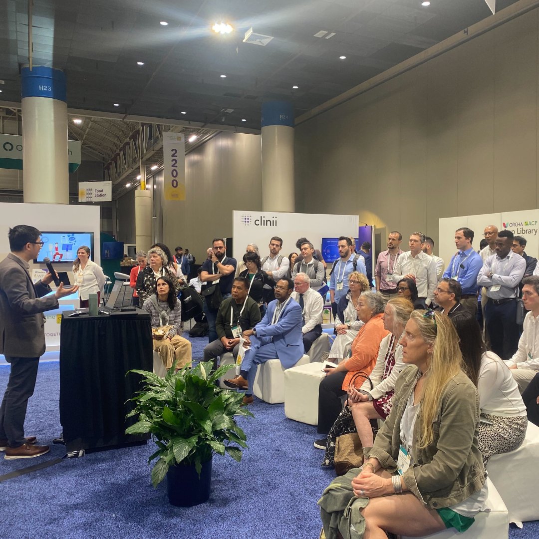 💙 Thanks to everyone who stopped by our booth &amp; Tech Hub presentation! If we haven’t connected yet—or if you have more questions—we’re still here. Visit Booth #1331 or the Tech Hub to learn more about ECG-AI™ LEF. And yes, we still have cookies! 🍪 #ACP2025