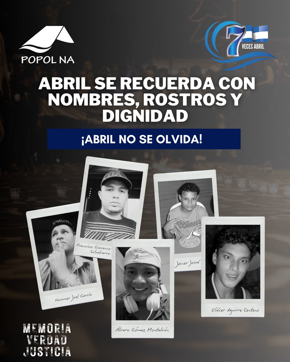 Porque la memoria es resistencia, la verdad es un derecho y la justicia sigue siendo una deuda.

#abrilnoseolvida