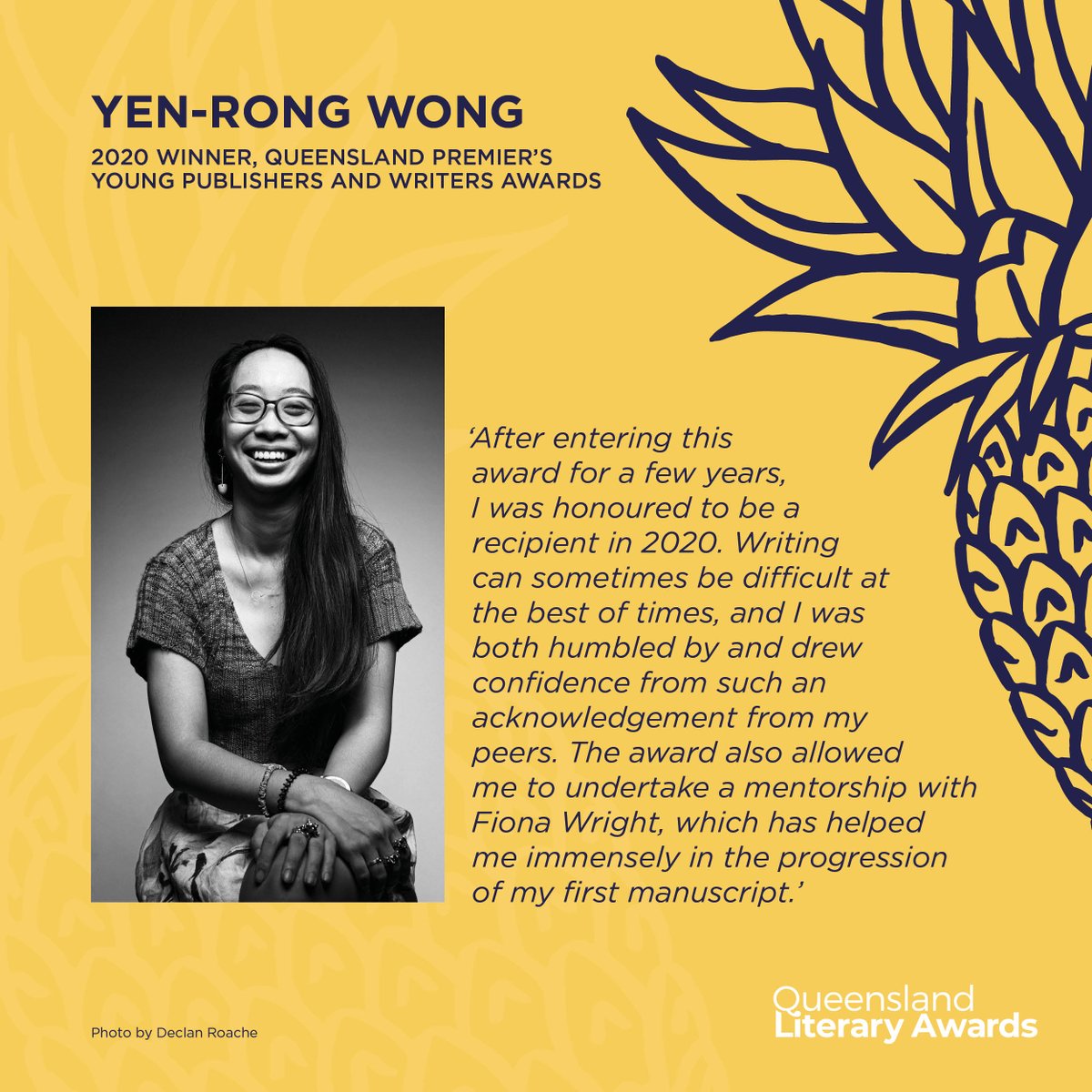 Considering nominating for the Queensland Premier's Young Publishers and Writers Award? There's a $12K prize and $3K for career development! Nominations close 22 April. 
🍍ow.ly/8Ksy50VsS3W