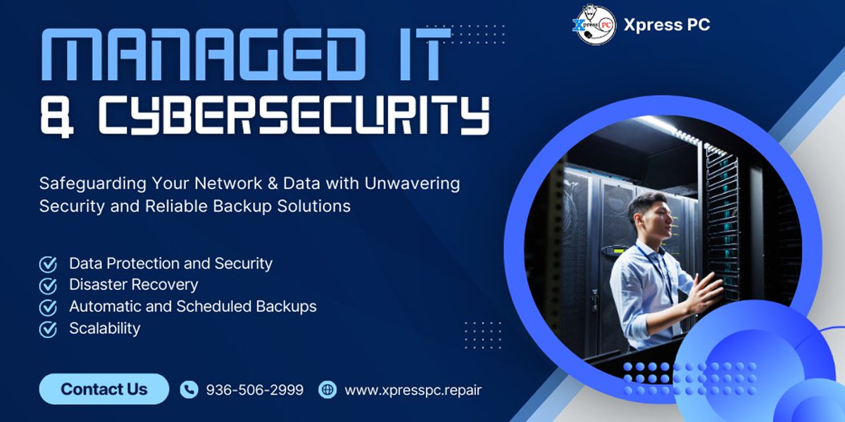 xnspcrepair's tweet photo. 🔒 Are you ready to secure your business?
Get a FREE Assessment at:  https://t.co/5S4G7Ta1wF

#Cybersecurity #ManagedIT #DataProtection #ITServices #BusinessSafety #TechSavvy 💻🛡️ https://t.co/N9NW9L4p00