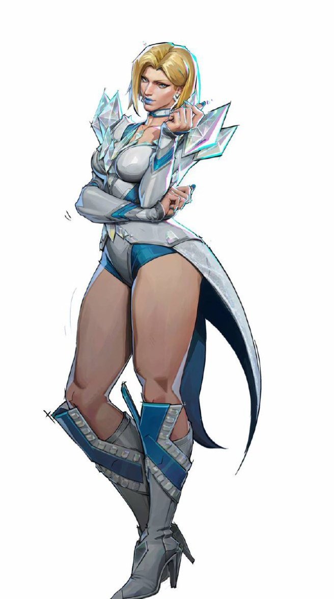 Ok, whomever created both the concept art and the character model of this character, COOKED 🤣

One of her abilities is legit choke slamming you 😳🥵