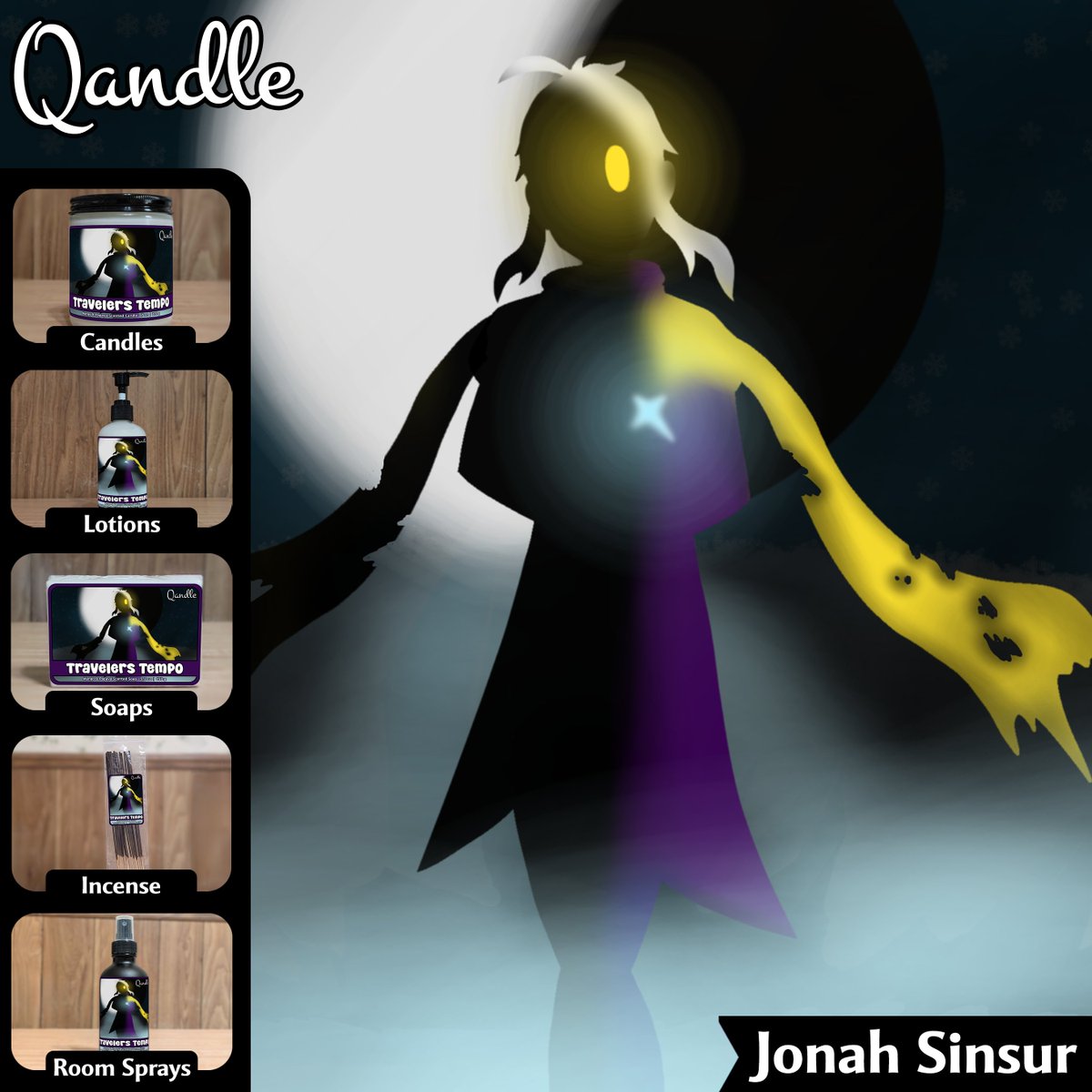 Qandle (@wemakeqandle) on Twitter photo Announcing our newest partner scent, Travelers Tempo! These products have the fragrance of Mango & Papaya - available on the store now!
Partner & Artist: <a href="/JonahSinsur/">❄️ Jonah Sinsur ❄️</a> Announcing our newest partner scent, Travelers Tempo! These products have the fragrance of Mango & Papaya - available on the store now!
Partner & Artist: <a href="/JonahSinsur/">❄️ Jonah Sinsur ❄️</a>